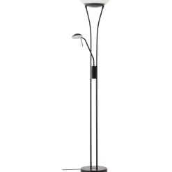 Brilliant Finn LED Deckenfluter Lesearm schwarz, Metall/Glas, 1x LED integriert (SMD), 26 W , (Lichtstrom: 2500lm, Lichtfarbe: 3000K)
