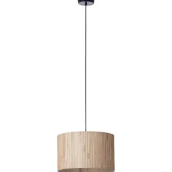 BRILLIANT Lampe, Wimea Pendelleuchte 35cm natur, 1x A60, E27, 52W, Kabel kürzbar / in der Höhe einstellbar