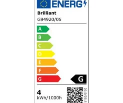 Brilliant Nele LED Tischleuchte Weiß Touch dimmbar 6,5 W