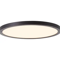 BRILLIANT Tuco LED Deckenaufbau-Paneel 25cm schwarz/weiß | 1x LED integriert, 16W LED integriert, (Lichtstrom: 2100lm, Lichtfarbe: 2700K)