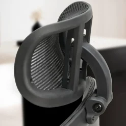 Bürostuhl FineBuy Schreibtischstuhl Mesh Schwarz Drehstuhl Ergonomisch 120 kg