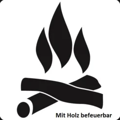 Buschbeck Rondo Gartengrillkamin weiß