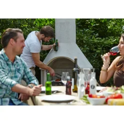 Buschbeck Rondo Gartengrillkamin weiß