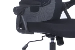 byLIVING Bürostuhl FLEX, Webstoffbezug schwarz, Kunststoff schwarz
