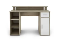byLIVING Schreibtisch DIEGO, Breite 120 cm, Artisan Eiche (Eiche-Optik)/weiß