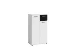 byLIVING Schuhschrank JAKOB, Breite 60 cm, schwarz/weiß