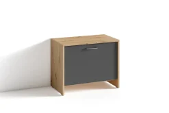 byLIVING Sitzbank BEN, Breite 60 cm, Artisan Eiche (Eiche-Optik)/anthrazit