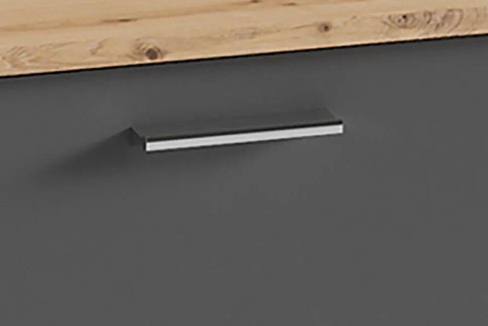 byLIVING Sitzbank BEN, Breite 60 cm, Artisan Eiche (Eiche-Optik)/anthrazit