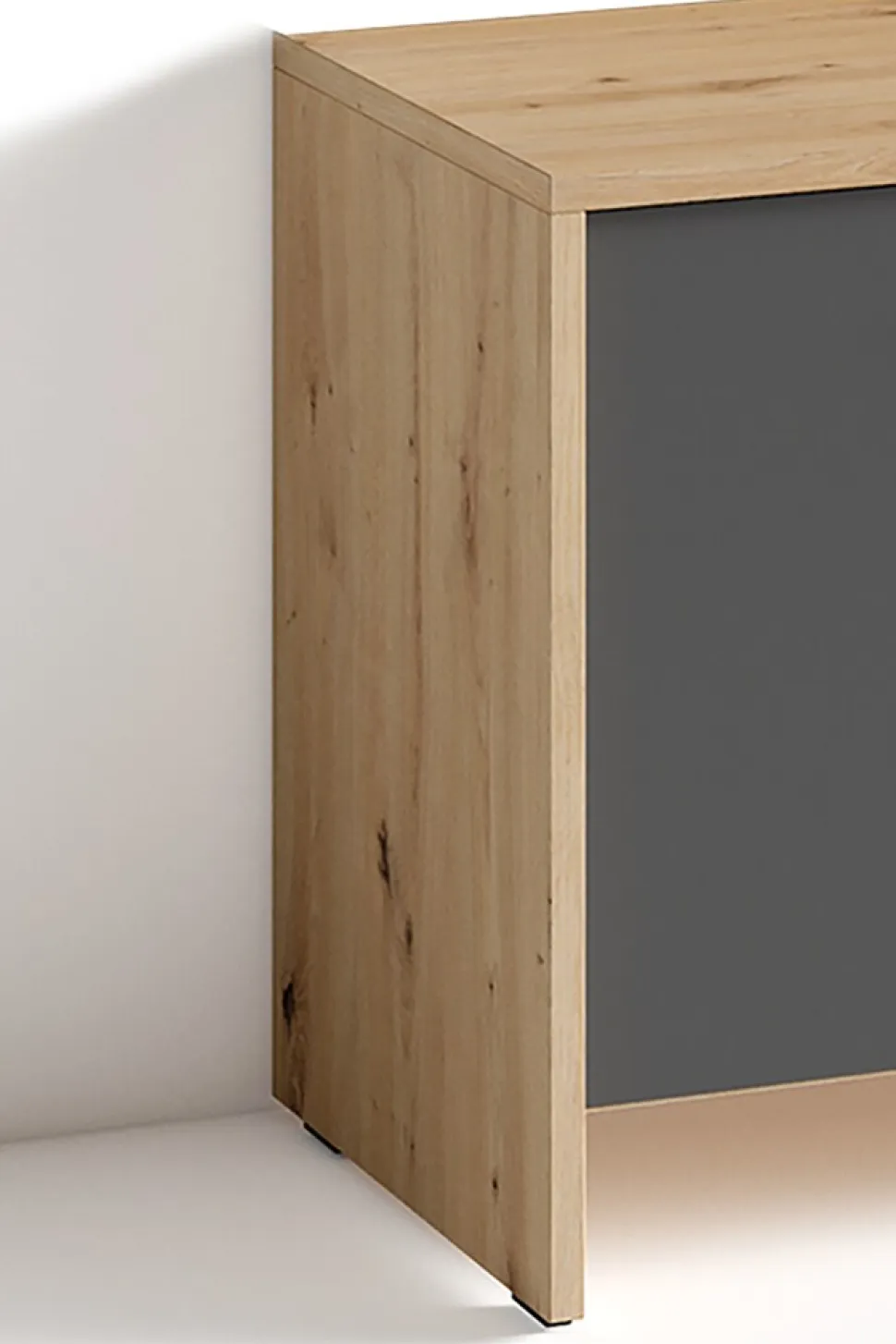 byLIVING Sitzbank BEN, Breite 60 cm, Artisan Eiche (Eiche-Optik)/anthrazit