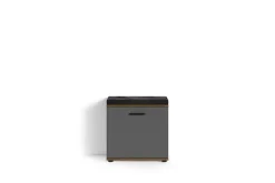 byLIVING Sitzbank JAKOB, Breite 48,5 cm, Old Wood /anthrazit, Sitzkissen