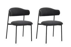 byLIVING Stuhl JERSEY, Breite 58 cm, dunkelgrau