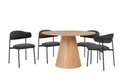 byLIVING Stuhl JERSEY, Breite 58 cm, dunkelgrau