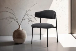 byLIVING Stuhl JERSEY, Breite 58 cm, dunkelgrau