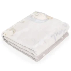 Cangaroo Babydecke Soft 140 x 110 cm 100% Polyester flauschig warm Geschenkbox grau