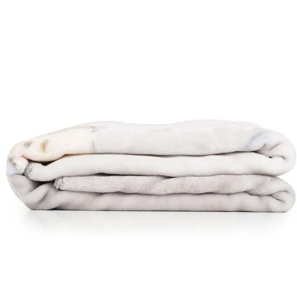 Cangaroo Babydecke Soft 140 x 110 cm 100% Polyester flauschig warm Geschenkbox grau