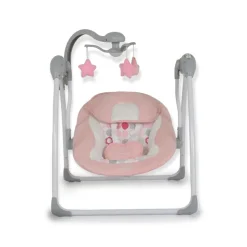 Cangaroo Babywippe elektrisch Jessica Spielbogen Musikfunktion Schaukelfunktion rosa
