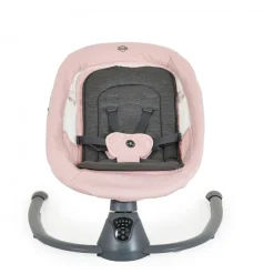 Cangaroo Babywippe elektrisch Zara Schaukelfunktion, Musik, Timer, Moskitonetz rosa
