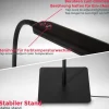 CCT LED Stehleuchte, schwarz, 1xLED-Platine/8W