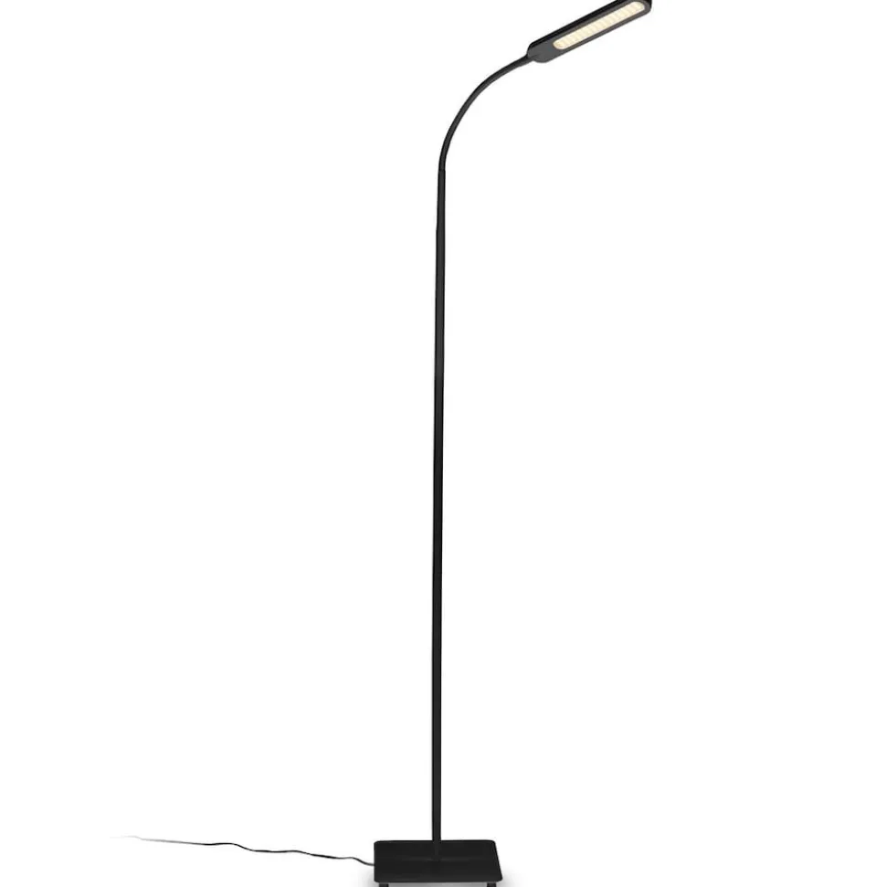 CCT LED Stehleuchte, schwarz, 1xLED-Platine/8W