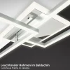 CCT LED Wand- und Deckenleuchte,chrom-alu, LED/40W