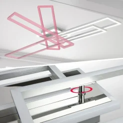 CCT LED Wand- und Deckenleuchte,chrom-alu, LED/40W