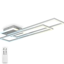 CCT LED Wand- und Deckenleuchte,chrom-alu, LED/40W