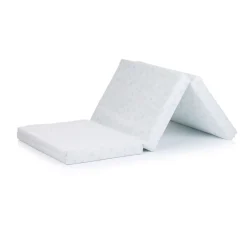 Chipolino Babybett Matratze Stars faltbar, Bezug waschbar, Größe 120 x 60 x 6 cm weiß blau