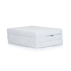 Chipolino Babybett Matratze Stars faltbar, Bezug waschbar, Größe 120 x 60 x 6 cm weiß blau