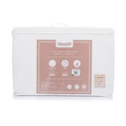 Chipolino Baby-Faltmatratze Aloe, Maße 120 x 60 x 6 cm, hypoallergen weiß