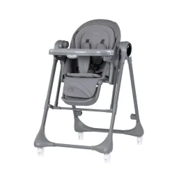 Chipolino Hochstuhl Master Class 2 in 1 elektrisch Babyschaukel Fernbedienung dunkelgrau