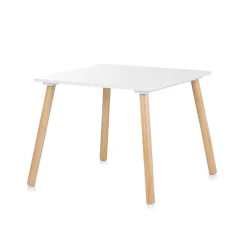Chipolino Kinder Tischset Holztisch, 2 Holzstühle, Kindersitzgruppe, 3-teilig weiß