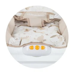 Chipolino Musik und Vibrationsbox für Reisebetten, Laufställe und Babywippen