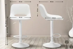 CLP Barhocker Camden I Kunstleder-Bezug
