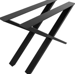 CLP 2er Set Tischbeine Swift I Tischkufen Aus Vierkantprofilen I Höhe 72 cm I Pulverbeschichtetes Gestell