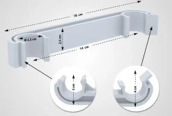 CLP 10er Set Verbinder Für Stühle I Reihenverbinder Aus Kunststoff I Wetterfester Stuhlverbinder