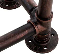 CLP Kaminholzständer Tinos I Robuster Kaminholzständer Aus Metall I Holzlager Im Industrial Look I Stapelhilfe Für Brennholz