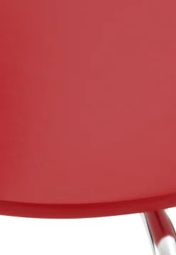 CLP 8 x Stapelstuhl Diego I Ergonomischer Konferenzstuhl Mit Holzsitz Und Metallgestell I Stapelbarer Stuhl Mit Pflegeleichter Sitzfläche
