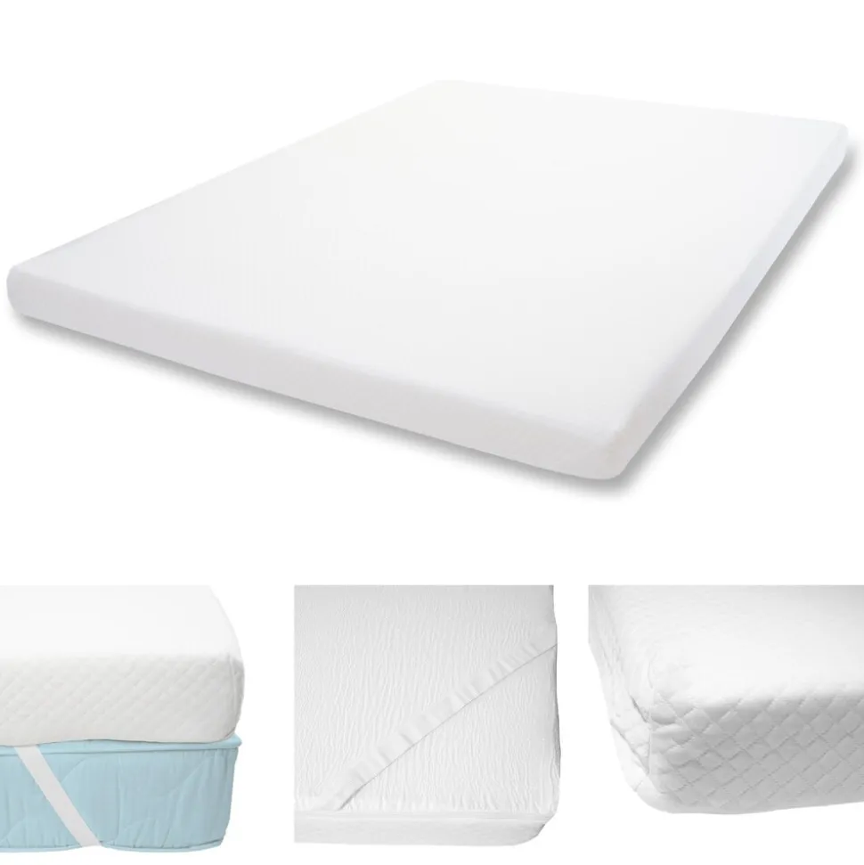 10cm Kaltschaum-Matratzentopper MCW-E63, Topper Matratzenauflage Matratzenschoner ~ 180x200cm