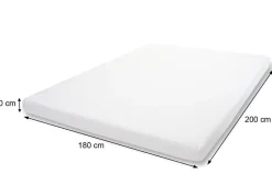 10cm Kaltschaum-Matratzentopper MCW-E63, Topper Matratzenauflage Matratzenschoner ~ 180x200cm