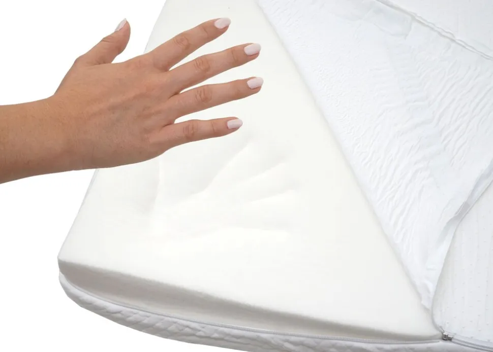 6cm Memoryfoam-Matratzentopper MCW-E63, Topper Matratzenauflage Matratzenschoner ~ 90x200cm Viscoschaum