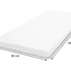 10cm Memoryfoam-Matratzentopper MCW-E63, Topper Matratzenauflage Matratzenschoner ~ 90x200cm Viscoschaum