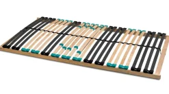 Coemo 7-Zonen Lattenrost DRÖMSON 28 Federleisten Kopfteil verstellbar 90 x 200 cm
