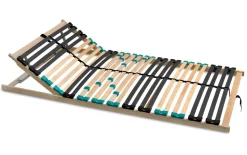 Coemo 7-Zonen Lattenrost DRÖMSON 28 Federleisten Kopfteil verstellbar 100 x 200 cm