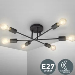 Deckenleuchte Design schwarz