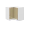 Eckunterschrank 90x90 Lara Cappuccino Hochglanz Küchenzeile Küchenblock Küche