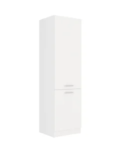 EKO White Hochschrank 60 cm Weiss matt Küchenzeile Küchenblock Küche Einbauküche