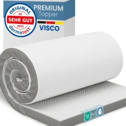 ELONEO Visco Topper Matratzenauflage 80 x 190 x 5 cm