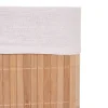 3er Set Aufbewahrungskorb MCW-C21, Korb Aufbewahrungsbox Ordnungsbox Sortierbox Regalkorb, Bambus ~ naturfarben