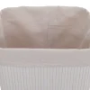 2er-Set Aufbewahrungskorb MCW-C21, Korb Aufbewahrungsbox Ordnungsbox Sortierbox Regalkorb, Bambus 33x33x23cm ~ weiß