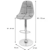 2er-Set Barhocker MCW-A67, Barstuhl Tresenhocker, MVG-zertifiziert ~ creme-beige, Kunstleder